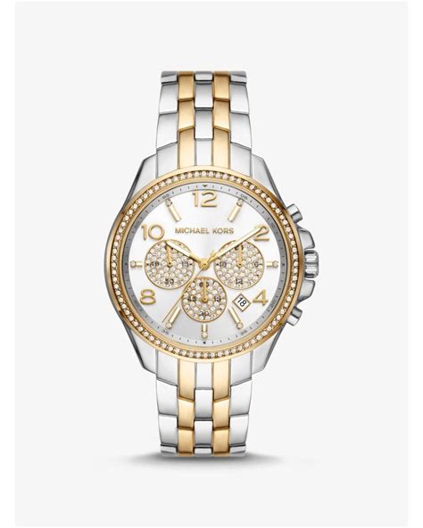 mk3722 michael kors|Oversized Pilot Pavé Two.